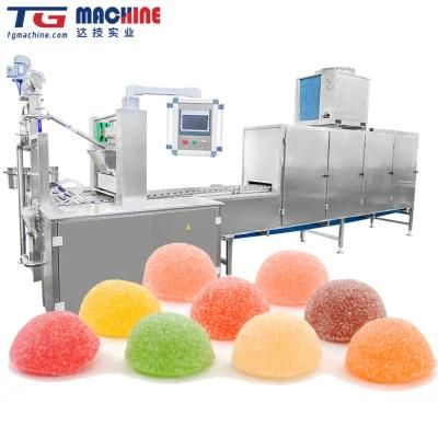 PLC Control Gelatin Pectin Carrageenan Candy Making Machine for Industrial Use