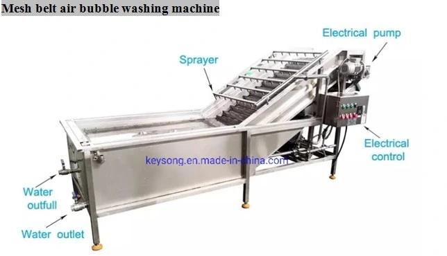 Best Performance Good Quality Mesh Belt Air Bubble Washing Machine