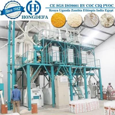 Automatic Milling Meal Corn Grits Maize Flour Milling Mill Machine