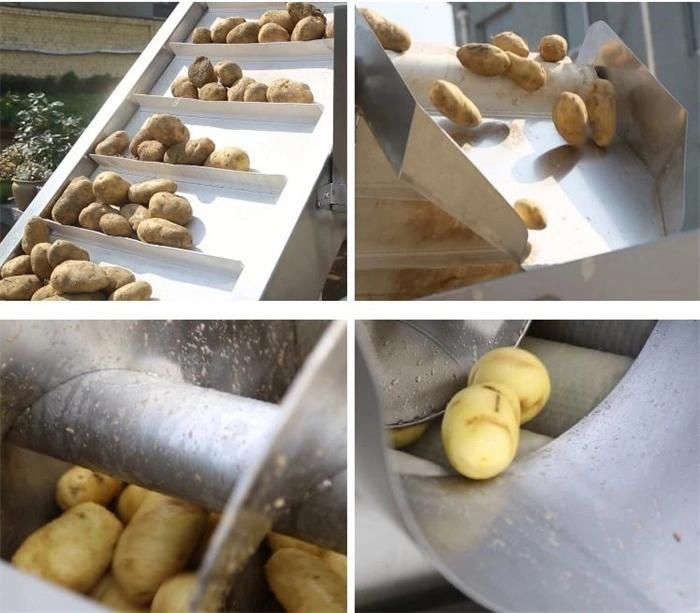 Frozen French Flakes Production Line/Frozen French Fries Processing/Fresh Potato Processing Machine