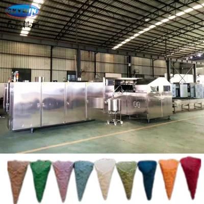 Automatic Ice Cream Cone Making Machine Snack Equipment