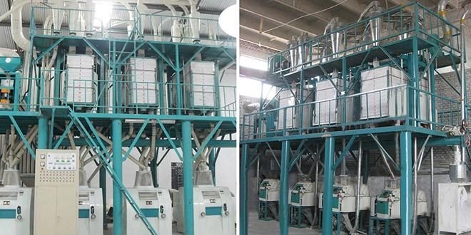 Wheat Flour Milling Machine Price List with Roller Mill (40t)