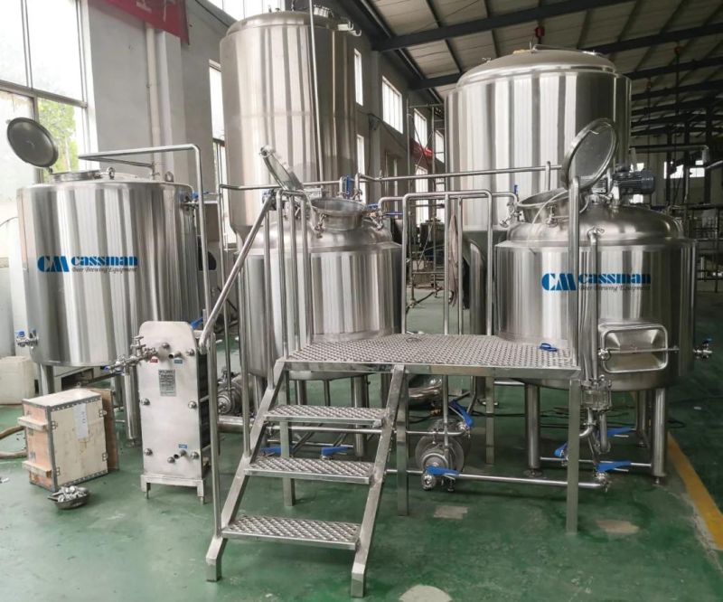 Cassman Fermenting Equipment SUS304 500L Beer Micro Brewery for Brewpub