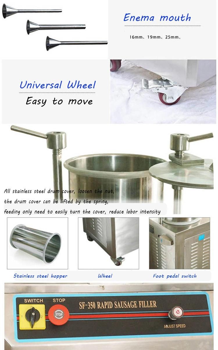 High Quality Sausage Filling Making Machine Sausage Maker Filler Electric Sausage Stuffer