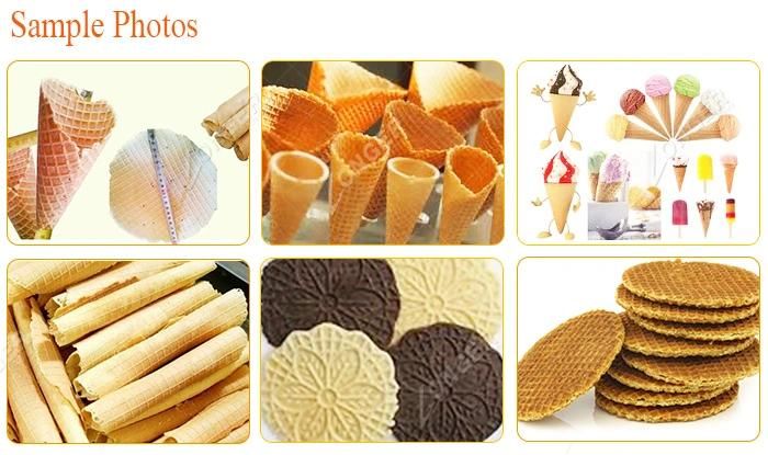 Ice Cream Baking Used Rolled Sugar Cone Machine for Home