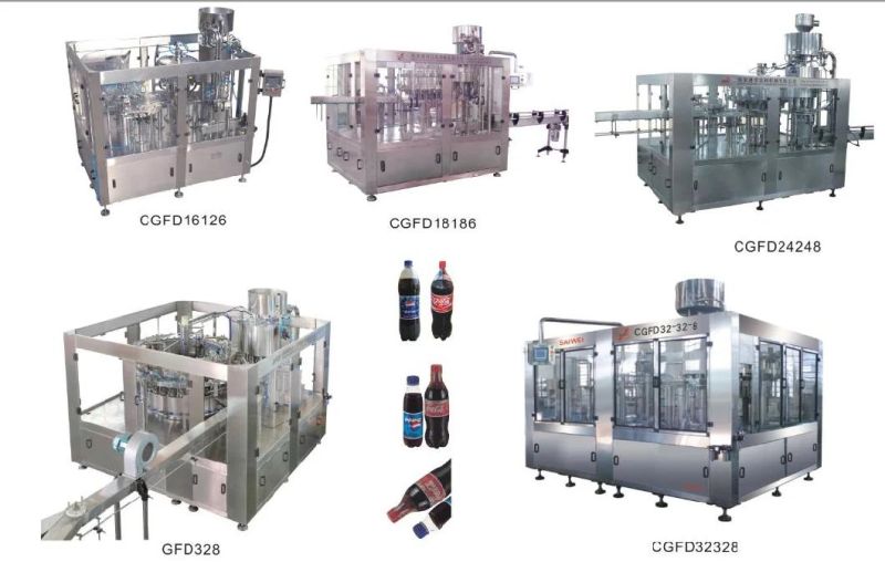 Automatic 3 In1 Monoblock CO2 Beverage Drink Filling Machine