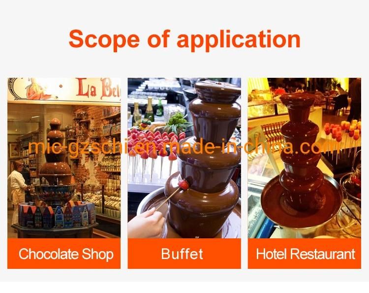 Chocolate Fountain Machine with 5 Tiers Chocolate Melting Fountain Machine