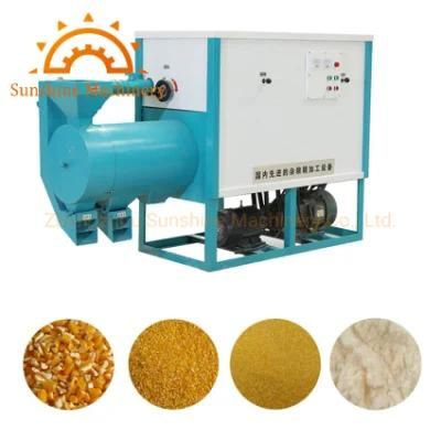 500kg/H Maize Peeling Corn Grits Flour Corn Grits Making Machine