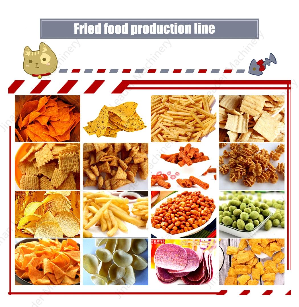 Small Scale Potato Chips Manufacturing Machinery/Snack Chips Food Processing Line