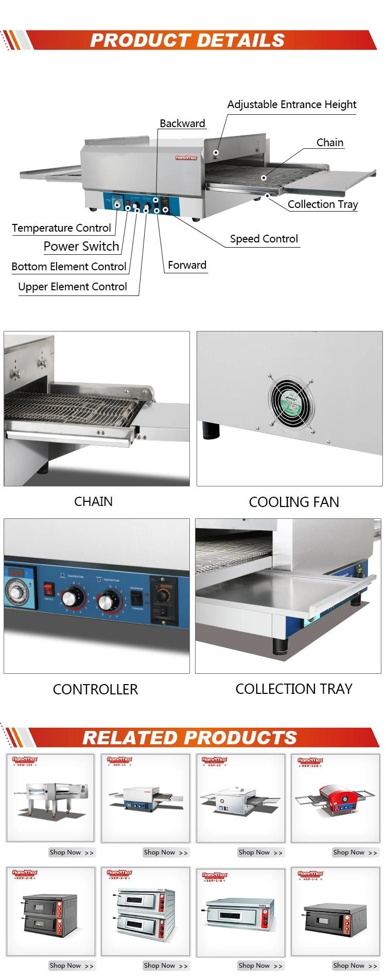 Hep-18 Electric Conveyor Pizza Oven Manufacturer in China