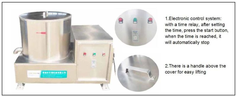 Dewatering Centrifuge Machine Fries Dewatering Machine