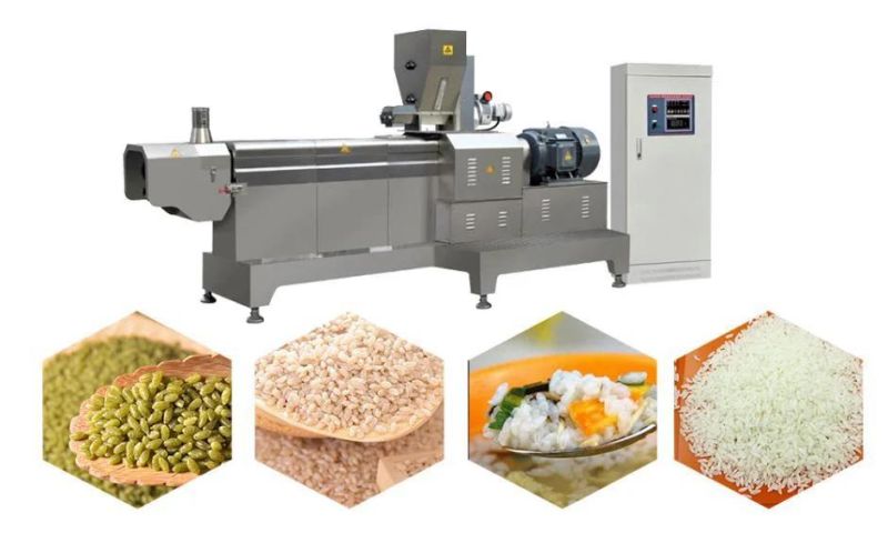 China Nutritional Right Rice Kernel Extruder Machinery/Automatic Fortificated Rice Extrusion Machinery Jinan