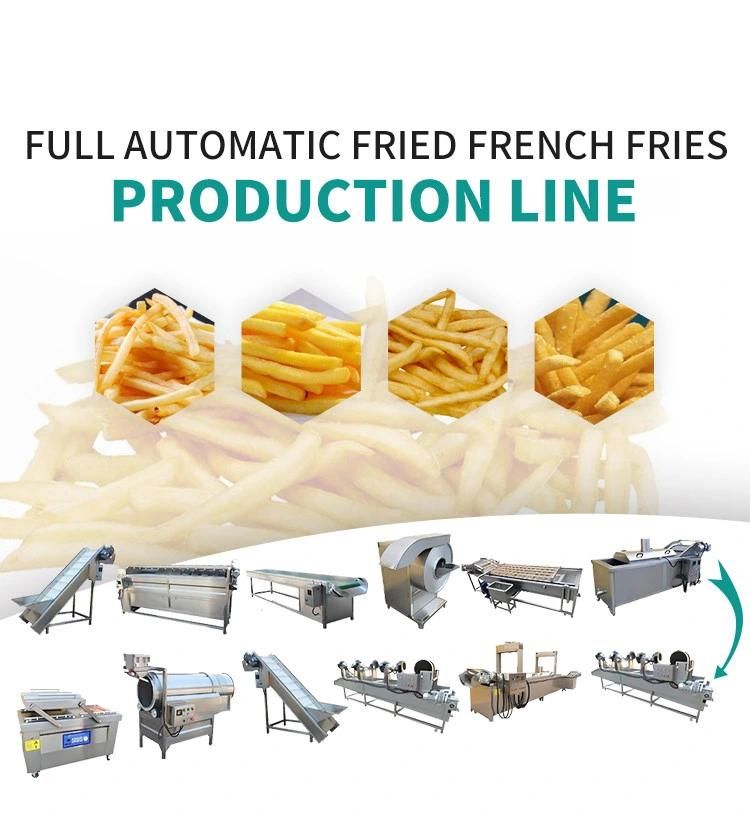 High Quality French Fries Production Line Potato Chips Making Machine