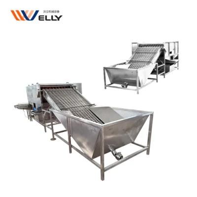 Long Service Life Egg Peeler Shelling Machine for Eggs Processing Plant