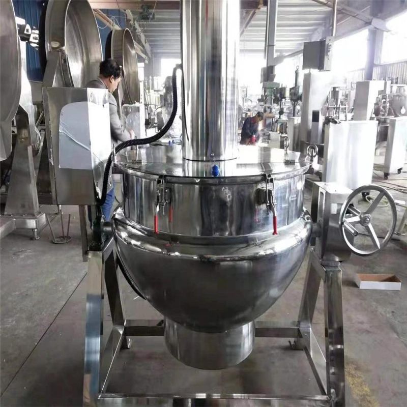 Electric Steam Heating Jacketed Cooking Mixer with Paddle Scraper