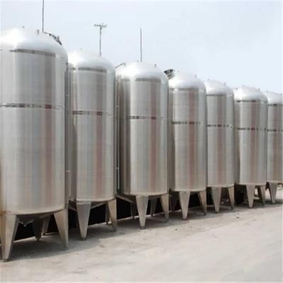 Food Grade Stainless Steel Processing Fermentation Reaction Tank Price