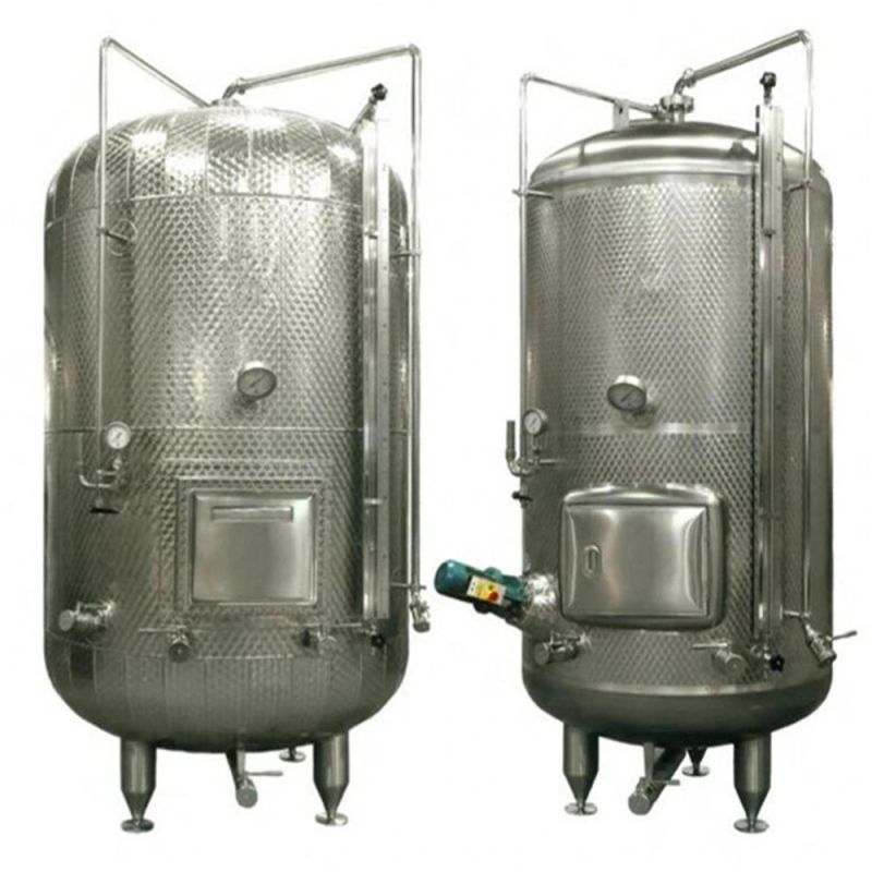 Jacketed Pressure Jacketed Double Wall Red Grape Wine Tank