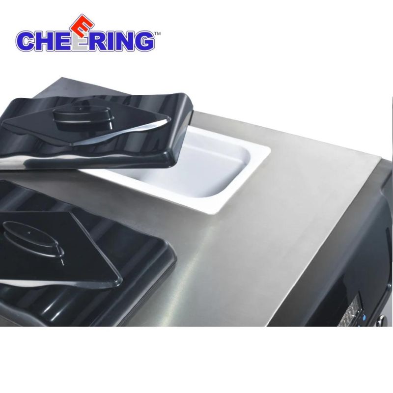 High Quality Commercial Soft Serve 3 Flavor Ice Cream Machine with CE Certification