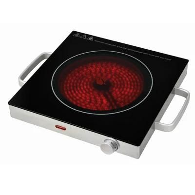 Black Tempered Glass Built-in 5 Sabaf Burner Gas Hob/ Gas Cooktop