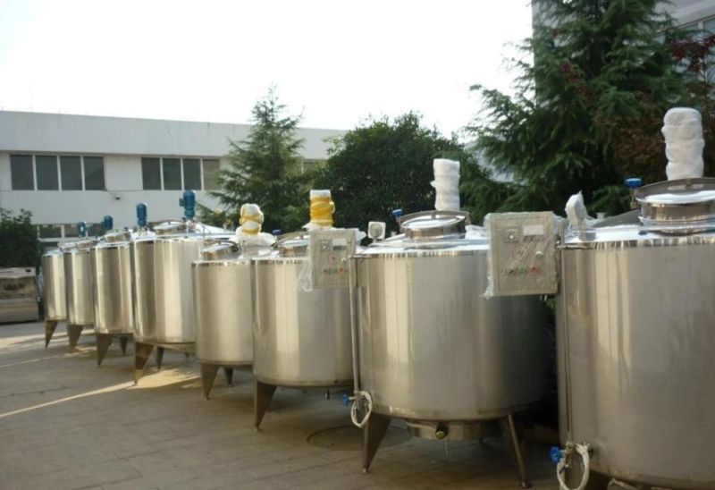 Stainless Steel Mixing Aging Maturation Tank for Ice Cream Processing Line