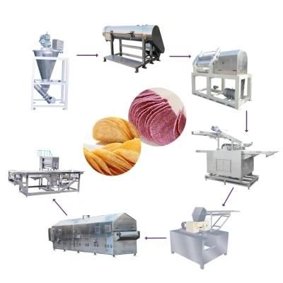 Stackable Potato Chips Making Machine Production Line