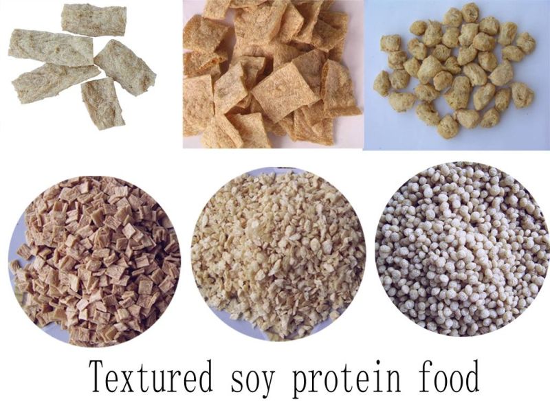 Textured Soya Meat Soya Nuggets Manufacture Machine Extrusion Production Line