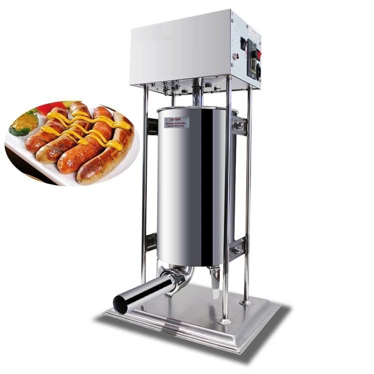 High Efficiency Stainless Steel Sasuage Making Filling Machine Electric 25L Sausage Stuffer