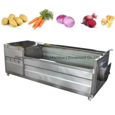 Vegetable Potato Carrot Onion Fish Scale Washing Peeling Machine