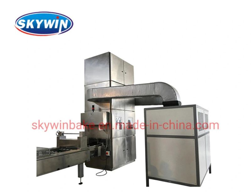 Automatic Toll Pancake Makeing Machine Coating Wafer Waffle Production Line