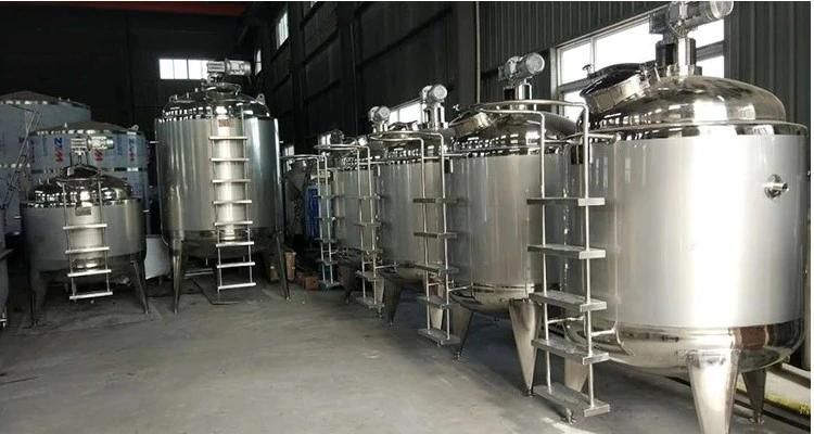 Designed Customized Jackete Jacketed Stainless Steel Vessel with Drawing