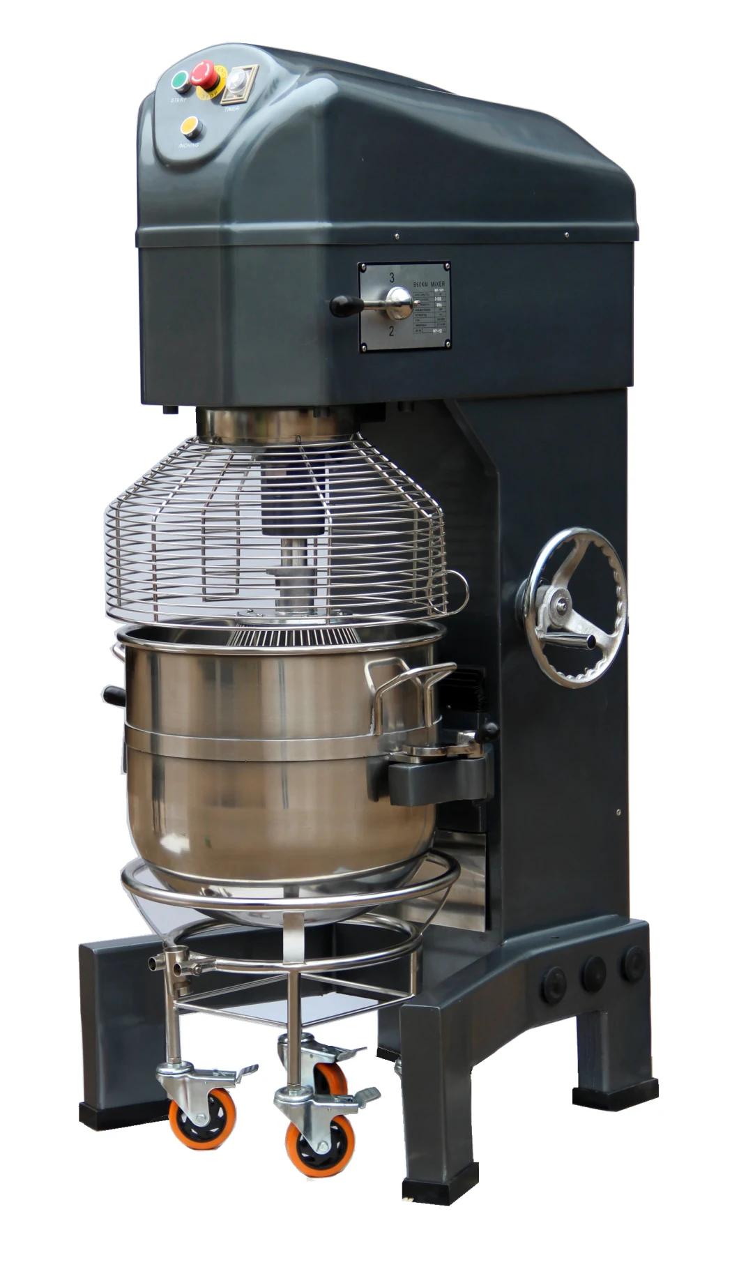 Hongling Bakery Equipment 60L 25kg Planetary Food Mixer with Auto Lifter+Hand Lifter