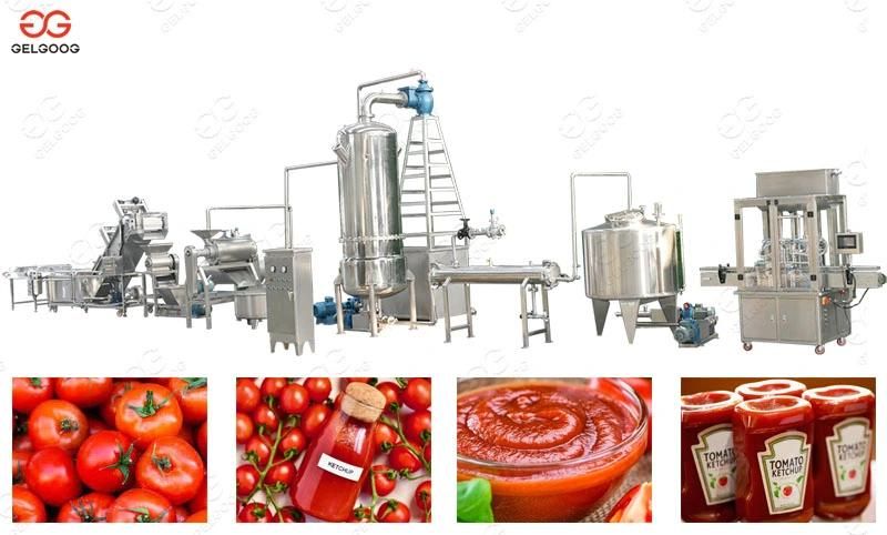 Turnkey Project Commercial Tomato Pasta Plant Tomato Puree Making Machine Tomato Processing Machine