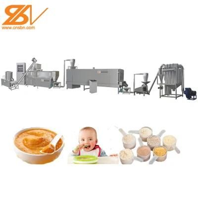 Twin-Screw Extruder Instant Baby Cereal Powder Food Machine Nutrition Powder Making ...