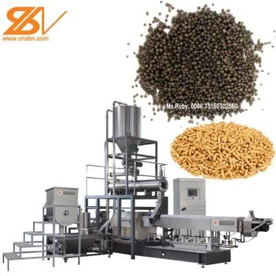 Fish Feed Production Process Plant Line Aqua Feed Production Equipment