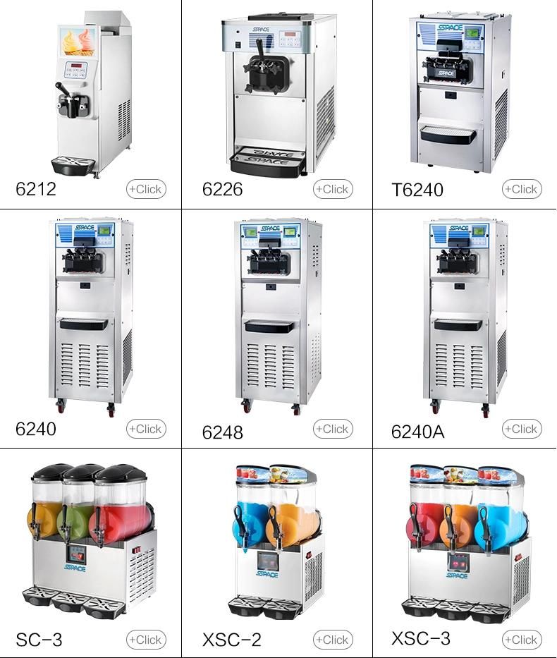 6240 Commercial Ice Cream Machine Manufacturer with CE Approved