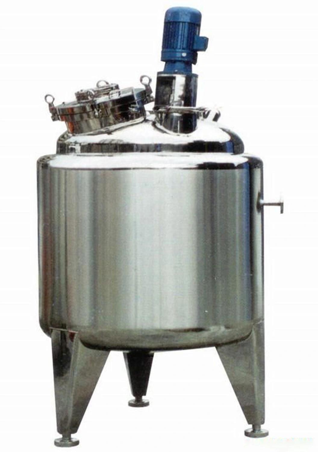 Steam Heating Water Cooling Heating Mixing Stainless Steel Tank