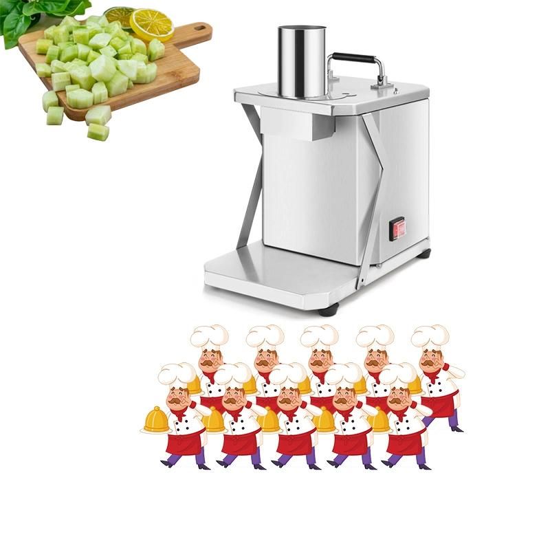 Small Automatic Vegetable Carrot Onion Cube Cutting Machine Potato Cucumber Vegetable Dicer