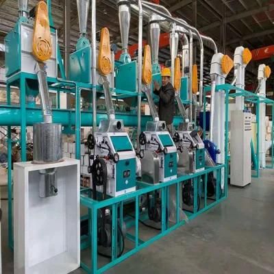 10-200tpd Maize Corn Peeling Flour Grinding Milling Production Line