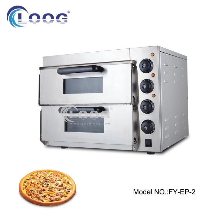 Double Layer Electric Pizza Making Machine Egg Cake Waffle Maker Kitchen Equipment Restaurant Fast Food Pizza Oven