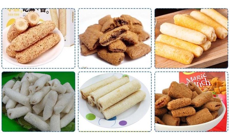 Jinan Dh Extruded Breakfast Cereal Choco Pillow Snack Food Extruder Making Machine Manufacturing Equipment