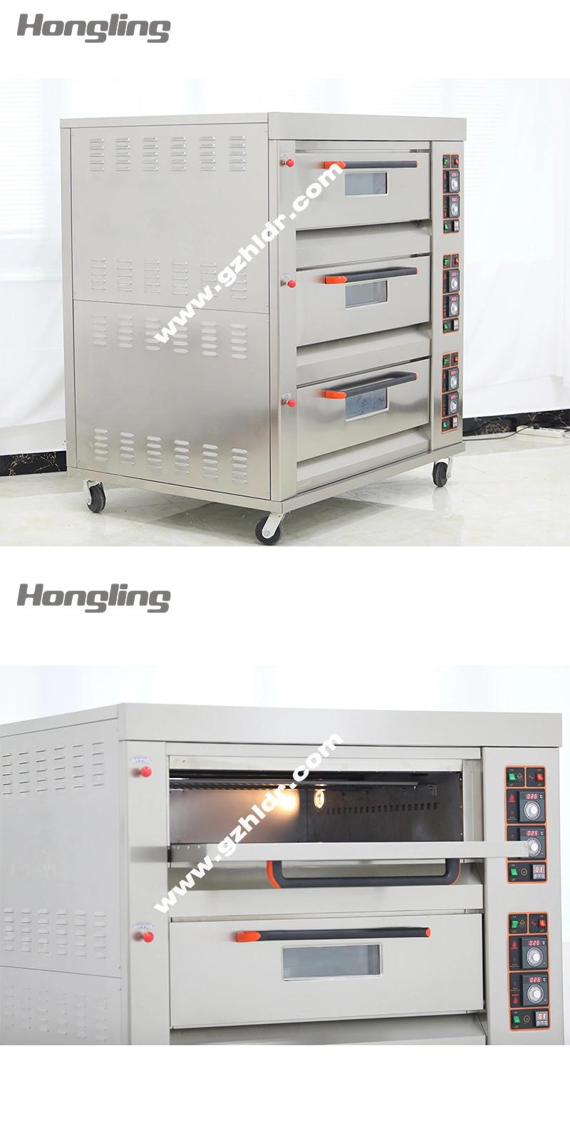 Hot-Sale 3 Deck (1X1m) Chamber Gas Oven for Bakery Equipment