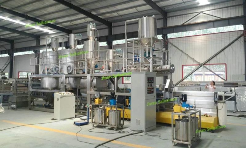 Industrial Pet Food Floating Fish Feed Machine Production Line