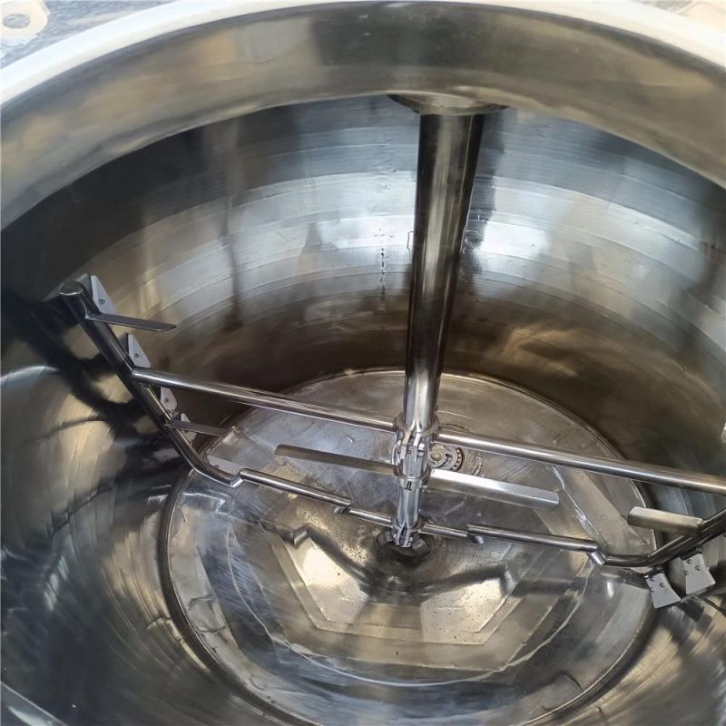 Sanitary Stainless Steel Lotion Liquid Mixing Tank for Cosmetic Industry