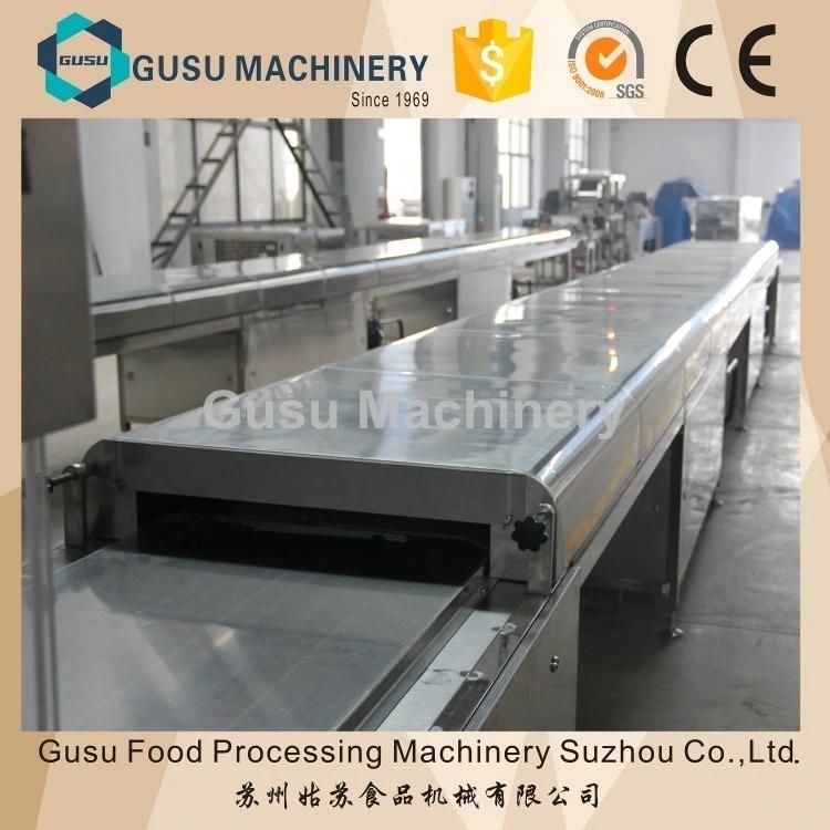 Ce Snack Food Chocolate Machine Energy Bar Bottom Coating Machine