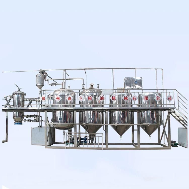 Crude Cooking Oil Refinery Machine Small Scale Edible Oil Refining Machine