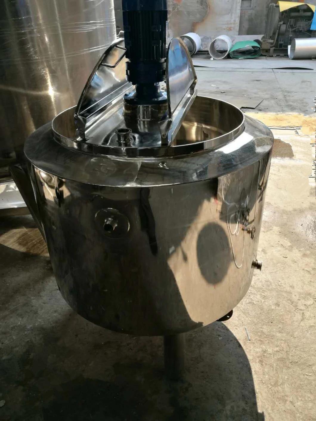 304 316 Stainless Steel Milk Mixing Tank for Food Industry