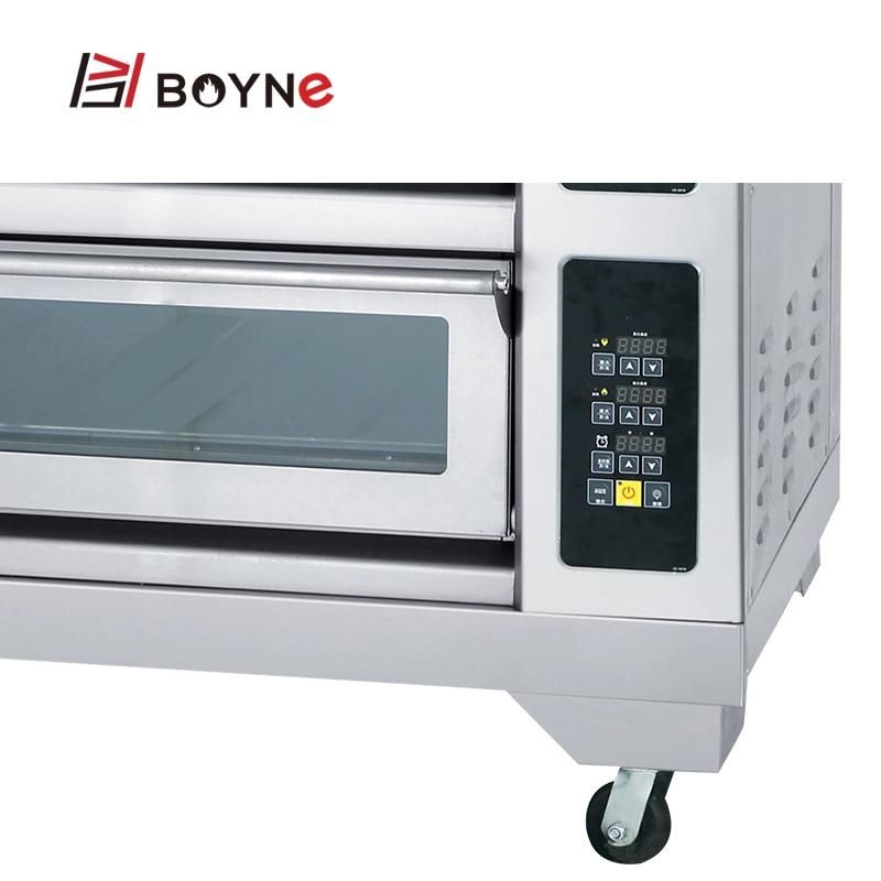 Commercial Microcomputer Three Deck Six Trays Electric Baking Oven