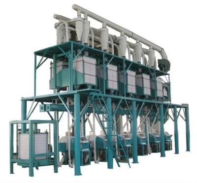 Complete Line of 50t/24h Maize Flour Milling Machine with PLC