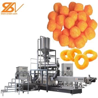 Automatic Industrial Crispy Puff Snacks Chips Food Production Line