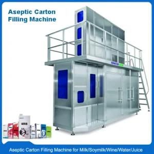 China Foshan Supplier Automatic Juice Soya Milk Yogur Aseptic Carton Filling Machine 125ml ...